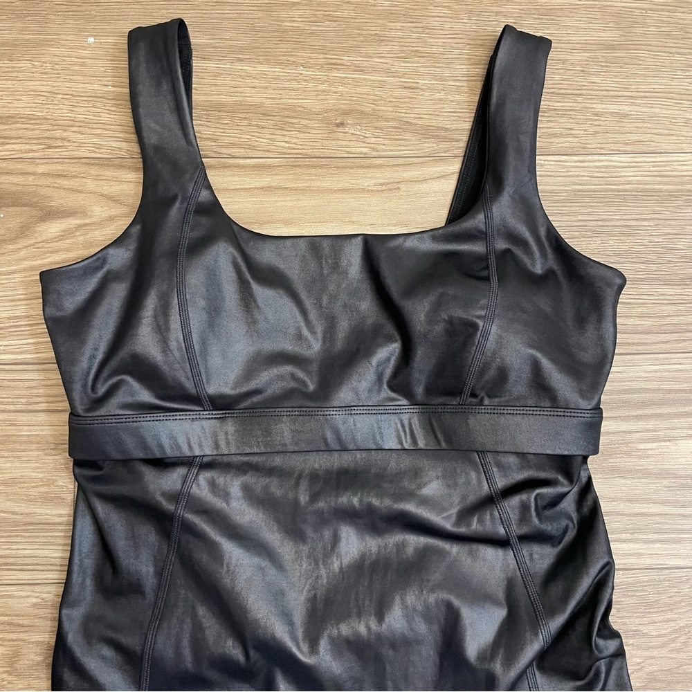 Fabletics Motion365+ Black Shine Athleisure Ankle Length Jumpsuit - Picture 7 of 12